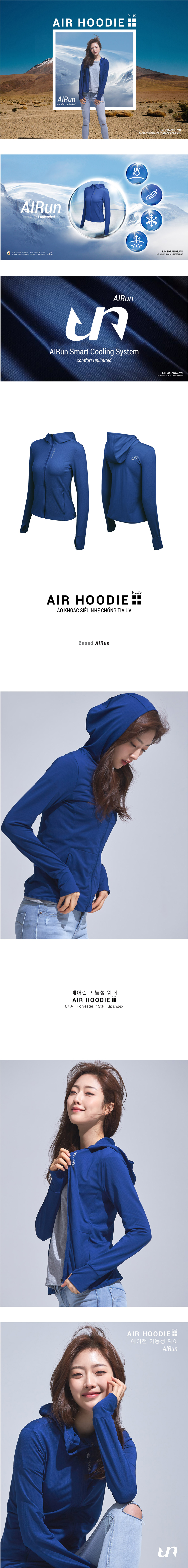 Áo khoác nữ AIR HOODIE LO18707102-NA
