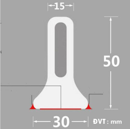 Dải chặn nước nhà tắm - Thanh Silicon chống thấm nước dùng cho nhà vệ sinh, chỗ rửa tay, phòng giặt 
