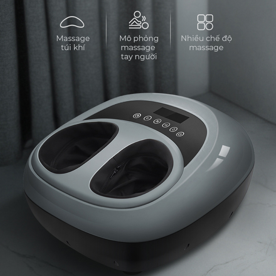 Máy Massage Chân VISPO VP-C21G - Máy Massage Lòng Bàn Chân, Mu Bàn Chân Công Nghê Hiện Đại, Xoa Bóp, Trườm Ấm Thư Giãn, giải tỏa Căng Thằng Mệt Mỏi