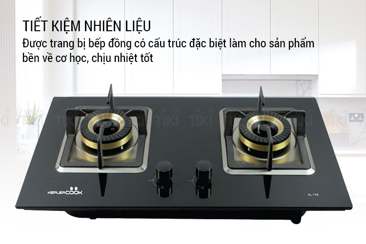 Bếp Gas Âm Kepler Cook KL 118 (75cm) - Hàng Chính Hãng