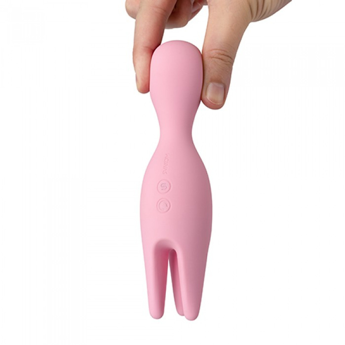 Svakom Nymph Máy Massage Ngực Đầu Ti Và Vùng Kín - Sextoy Nữ Cao Cấp USA - 25 Kiểu Rung + 3 Cường Độ Ngoáy - Chống Thấm Nước - Kèm Bcs Masculan (3s) + Gel Jex Nhật - Che Tên Sản Phẩm
