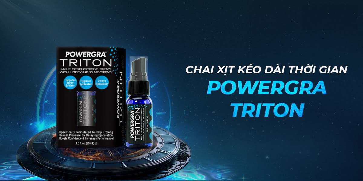 Chai xịt Powergra Triton - Chai 30ml