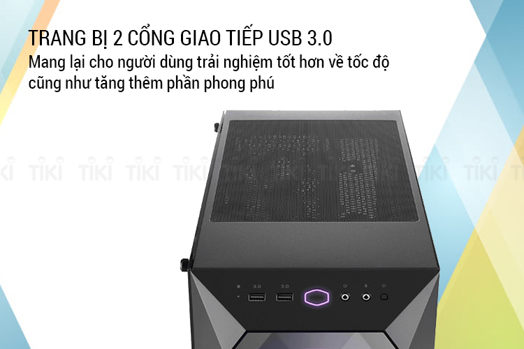 Vỏ Case Cooler Master MasterBox TD500 - Hàng Chính Hãng