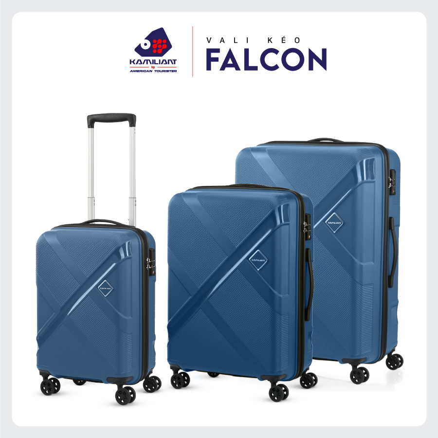 [ TIKI TRỢ GIÁ ] Vali kéo Falcon KAMILIANT BY AMERICAN TOURISTER MỸ : Thương hiệu Chính Hãng , bảo hành quốc tế trên 118 quốc gia