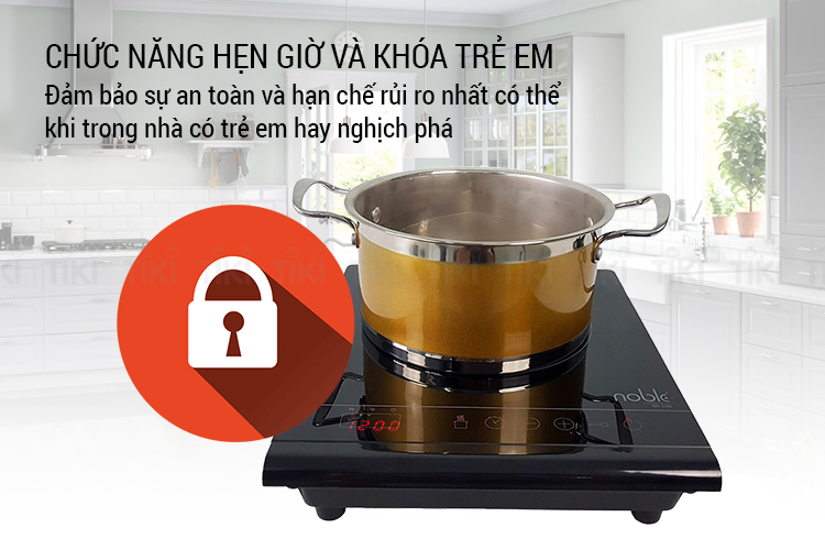 Bếp Điện Từ Đơn NOBLE NB-Si38 - Hàng chính hãng
