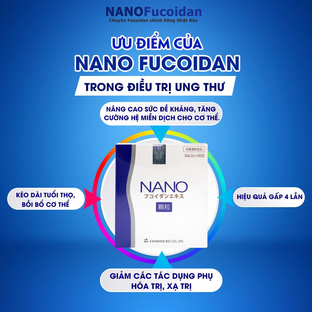 combo viên uống kanehide bio fucoidan okinawa hộp 180v và nano 30 gói hỗ trợ ức chế tăng trưởng tế bào ung thư, tăng cường hệ miễn dịch, đề kháng cho cơ thể. 10