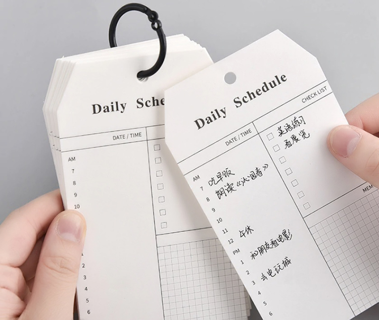 Tập Giấy Note Ghi Chú - Danh Sách Cần Làm Daily Schedule