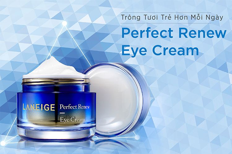 Kem Dưỡng Ngăn Ngừa Lão Hóa Vùng Mắt Laneige Perfect Renew Eye Cream 20ml + Bộ Chăm Sóc Da 3 Món
