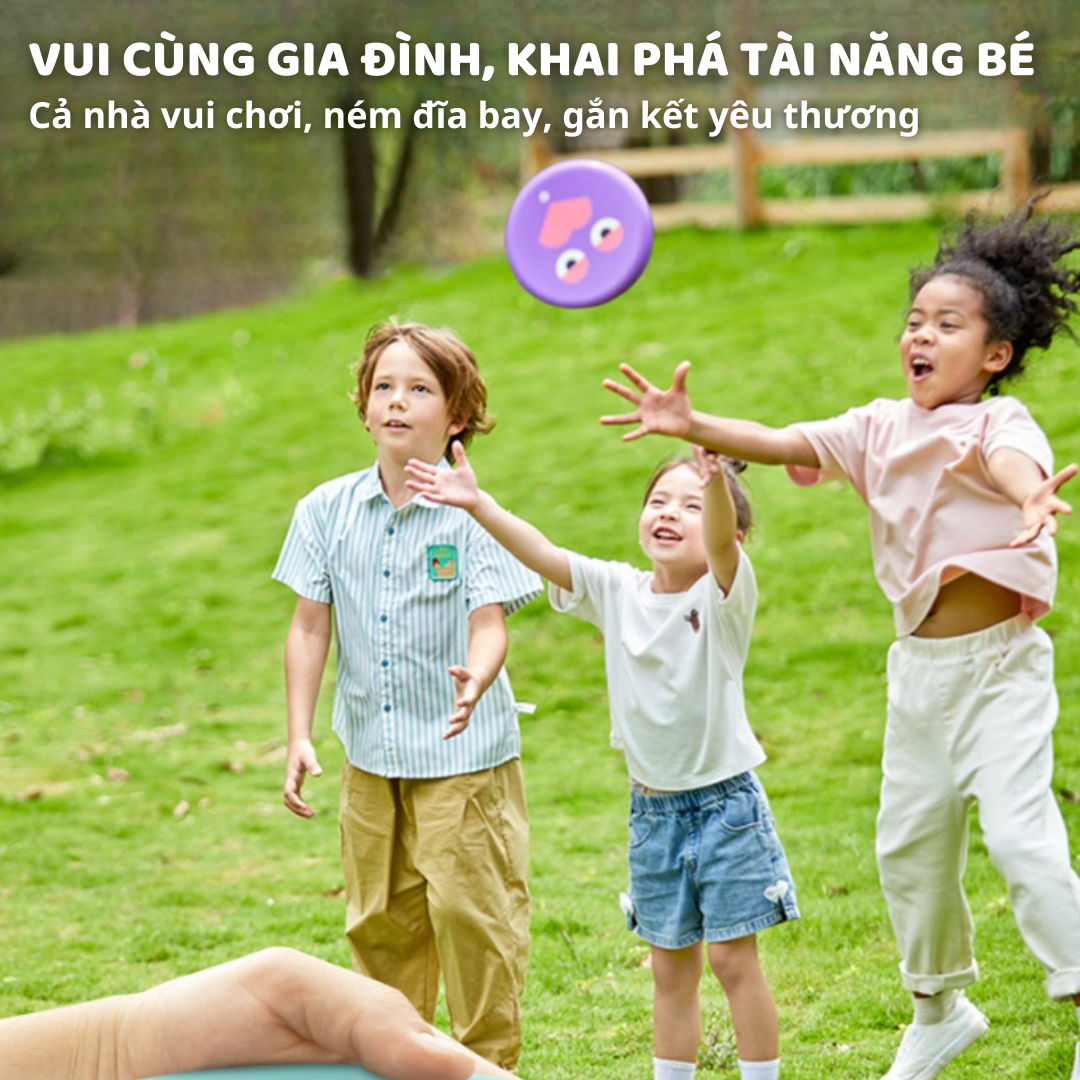 Đĩa bay xoay tung hứng đĩa ném Frisbee thể thao Mideer Soft Sport Frisbee