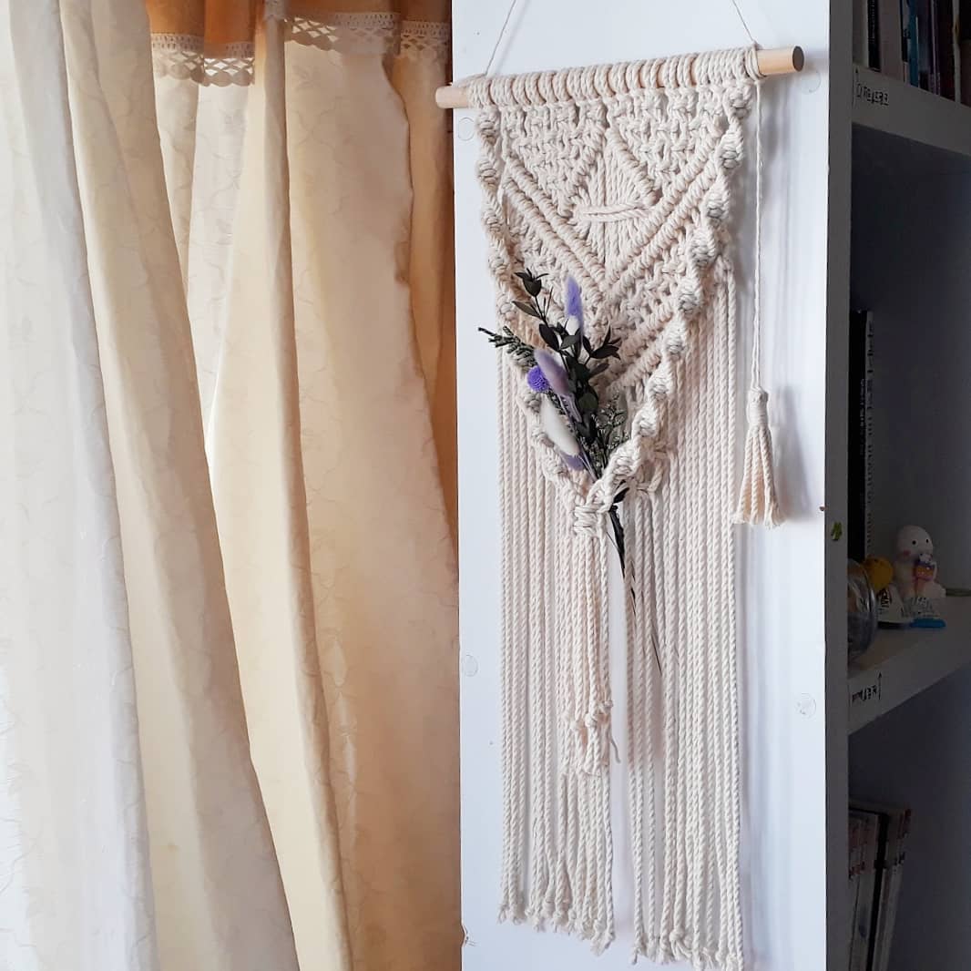 Thảm Trang Trí Tường Macrame Năng Động 7