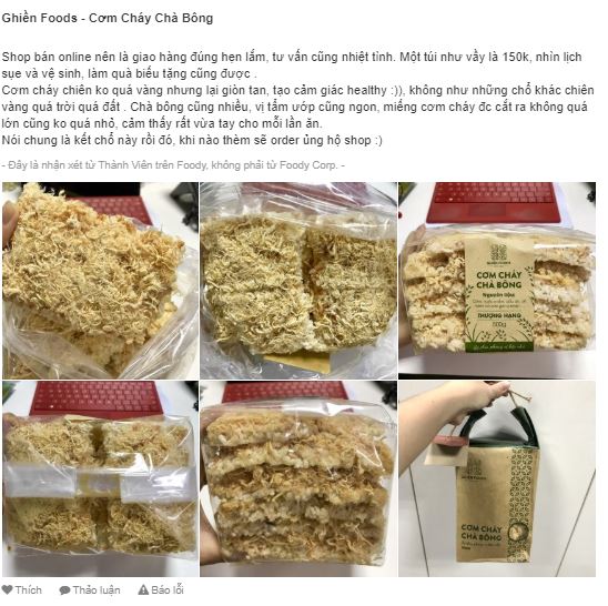 cơm cháy chà bông