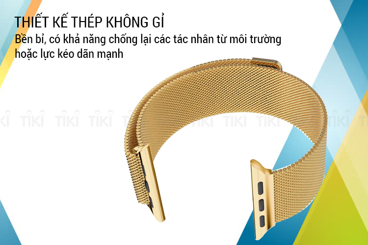Dây đeo dành cho Apple Watch Milanese Loop Series 1.2.3.4