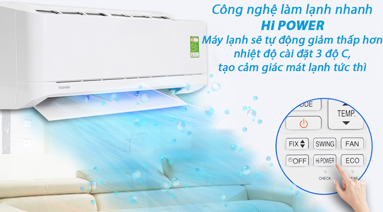 Máy Lạnh Toshiba RAS-H18U2KSG-V (2.0HP) - Hàng Chính Hãng