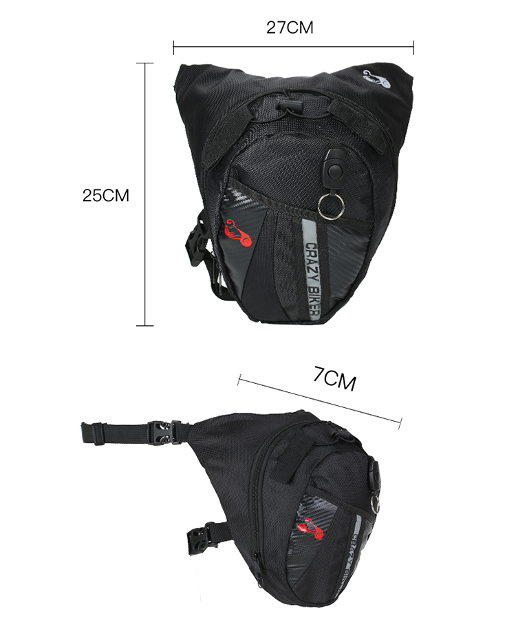 Portable Waterproof Motorcycle Riding Waist Bag Outdoor Leg Bag Elastic Belt Motorcycle Waist Bag