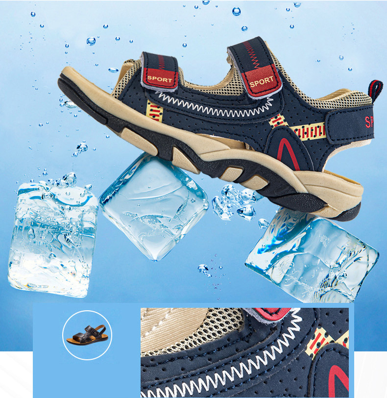 Giày Sandal quai hậu cho bé trai, thể thao siêu nhẹ, chống trơn trượt – GSD9092