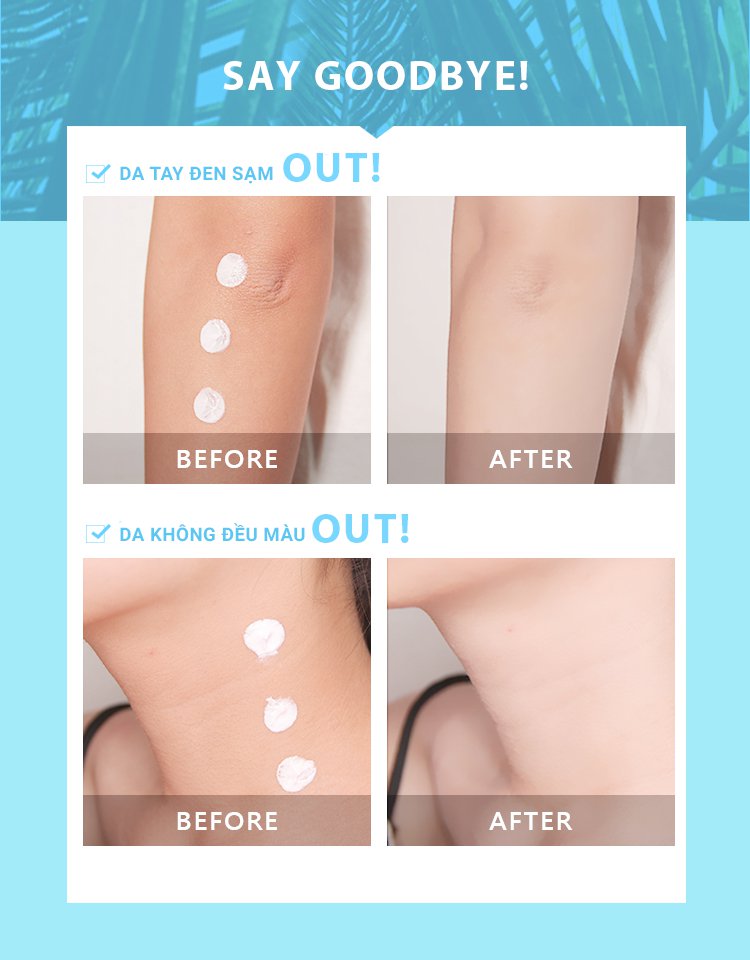 Kem Chống Nắng Mkup Dưỡng Trắng Toàn Thân Spf50+