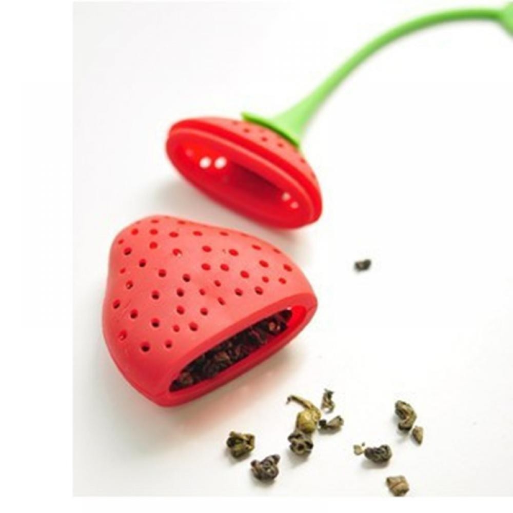 Dụng cụ lọc trà và thảo dược bằng silicon cao cấp không độc hại, kiểu dáng ngộ nghĩnh