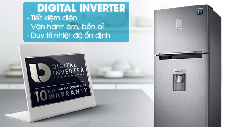 Tủ Lạnh Samsung Inverter RT43K6631SL/SV (453L)