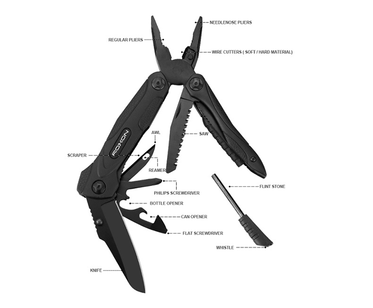 Dụng Cụ Đa Năng Roxon Spark Multitool Plier Cm1349