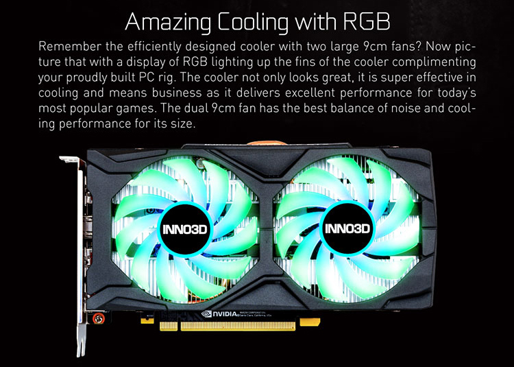 Card Màn Hình INNO3D GEFORCE GTX 1660 SUPER TWIN X2 OC RGB 6GB