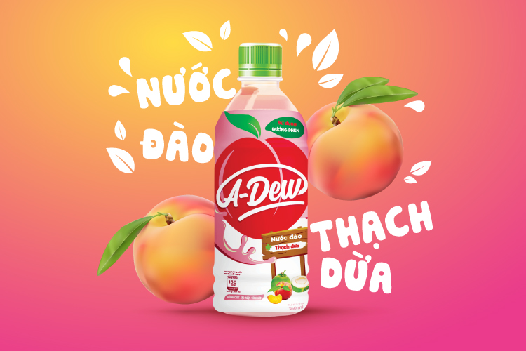 Nước Đào Thạch Dừa A-Dew