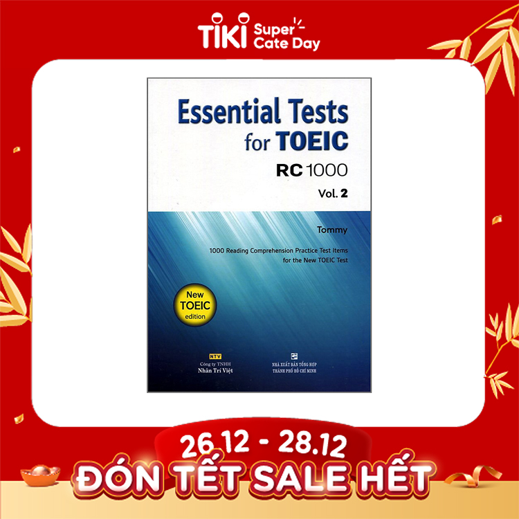 Essential Test For TOEIC RC 1000 Vol 2 Không CD
