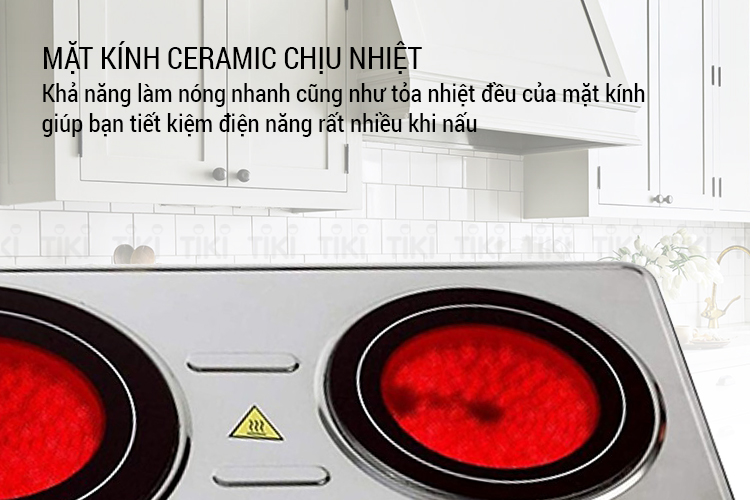 Bếp Hồng Ngoại Đôi Joyful Life JYEC-12801SS (2000W) - Hàng Chính Hãng