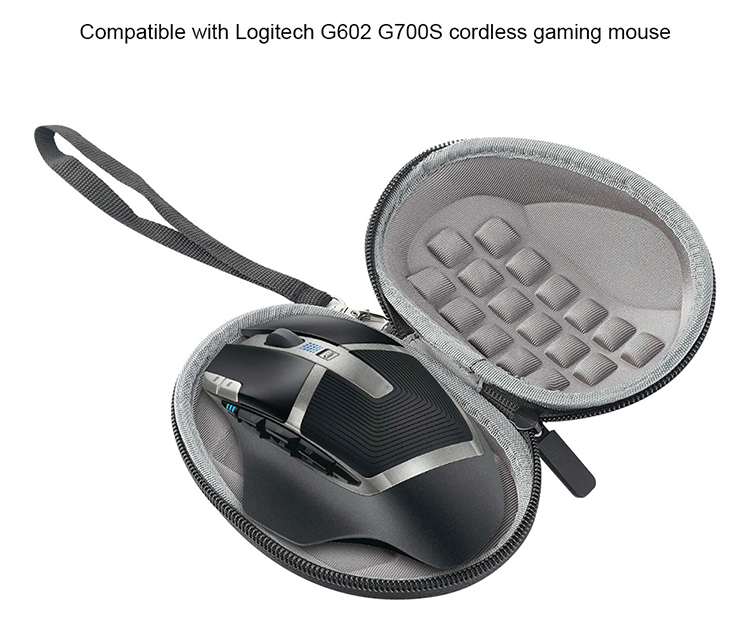 Shockproof Hard Mouse Case Compatible with Logitech MX Master 3 G602 G700S Cordless Gaming Mouse Travel Storage Bag