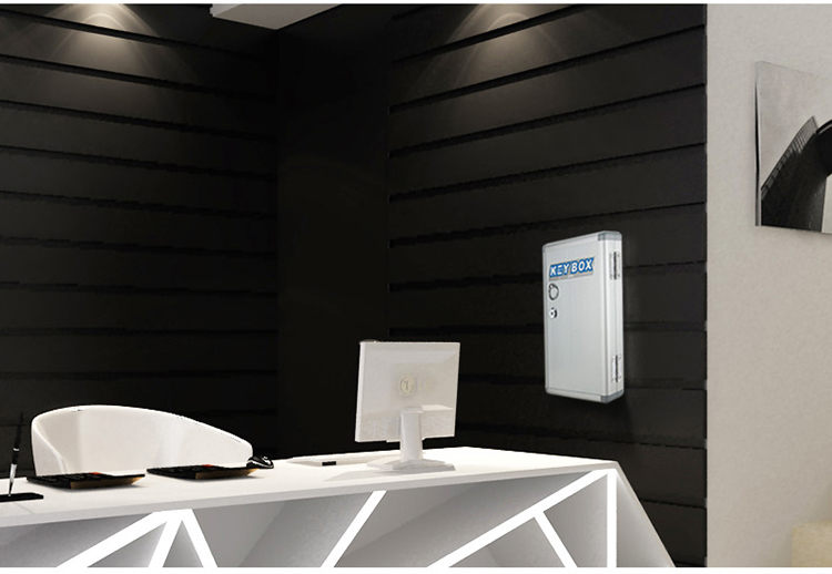 Glosen B1096 aluminum key management box / key box / key cabinet wall hanging / key card 96-bit key box with lock