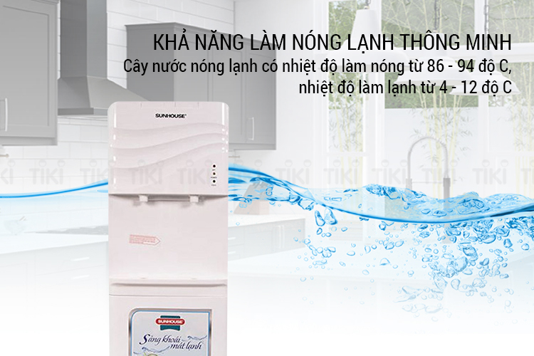 Cây Nước Nóng Lạnh Sunhouse SHD9613 - Hàng Chính Hãng