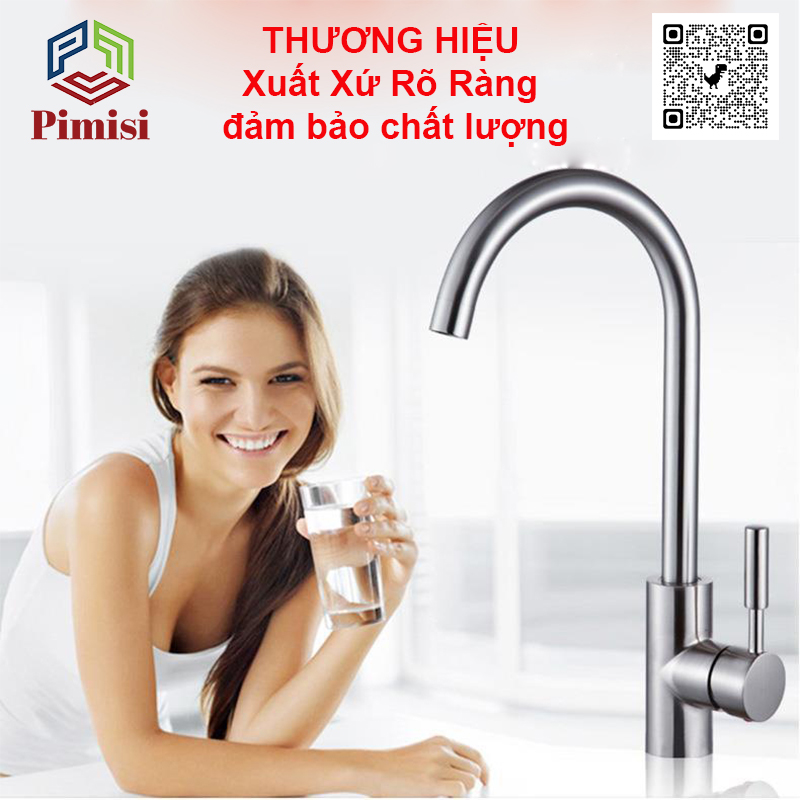 Vòi chậu rửa bát Pimisi PVB-315C thương hiệu đến từ Nhật Bản