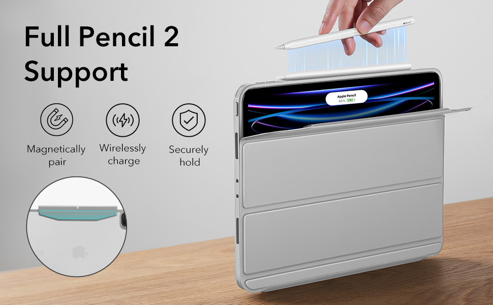 Bao Da dành cho iPad Pro 11 inch 2022/2021 ESR Ascend Hybrid Trifold Case - Hàng Chính Hãng