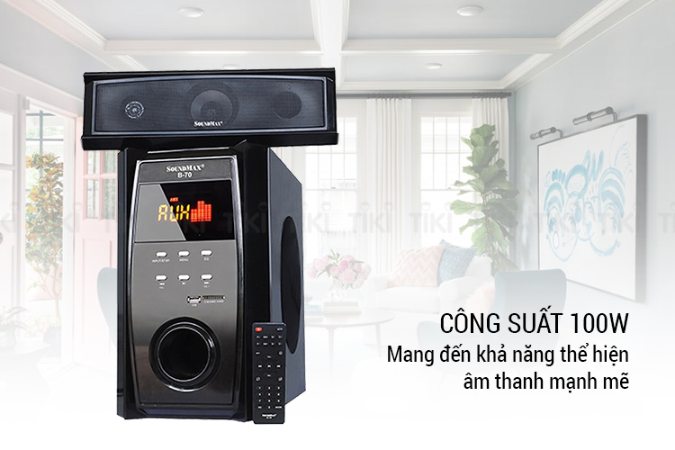 Loa Vi Tính SoundMax B-70/5.1 100W - Hàng Chính Hãng