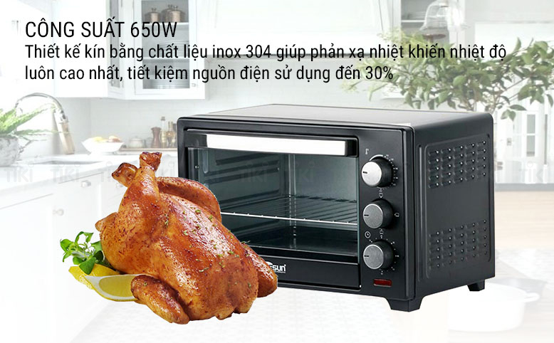 Lò Nướng Thùng Bigsun BTO-20 (20 Lít) - Hàng Chính Hãng