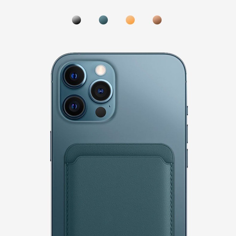 Ví Da Leather Wallet with Nam Châm Từ Tính Dành Cho iPhone 12 / iPhone 12 Pro / iPhone 12 Promax/ 13 Promax/ 13/ 13 Pro/ 14 Promax/ 14 pro/ 14 Plus/ 14/ 15 Promax/ 15/ iphone 16 (có Logo Táo )_ Hàng chính hãng