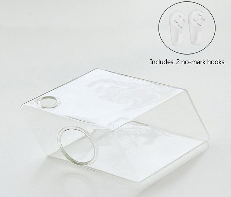 Creative Wall-Hanging Glass Vase for Hydroponic Plants Home Office Decoration Gift