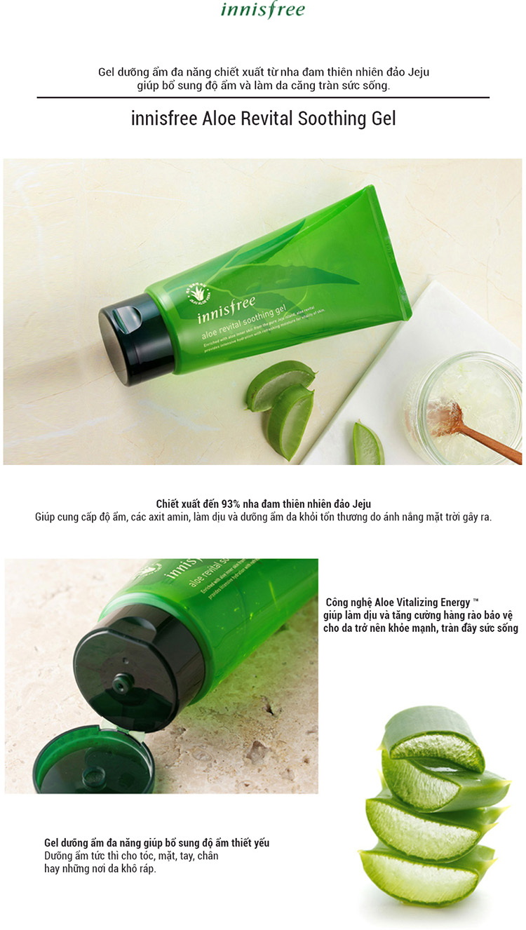 Innisfree Aloe Revital Smoothing Gel 300ml