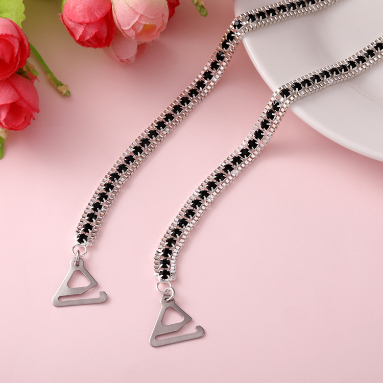 Dây áo ngực bra cho váy quây áo cưới áo rộng cổ chất liệu kim loại đính đá cao cấp thời trang DA02 Dây Áo Ngực Bra Cho Váy Quây Áo Cưới Áo Rộng Cổ Chất Liệu Kim Loại Đính Đá Cao Cấp Thời Trang Da02