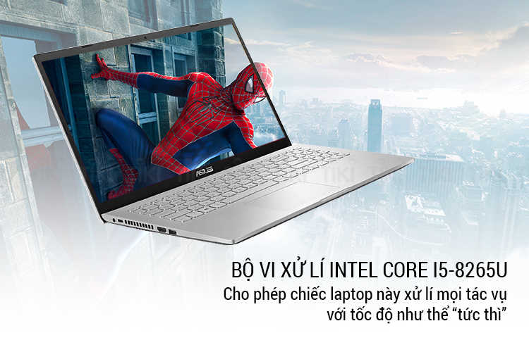 Laptop Asus Vivobook X509FJ-EJ053T Core i5-8265U/ MX230 2GB/ Win10 (15.6 FHD) - Hàng Chính Hãng