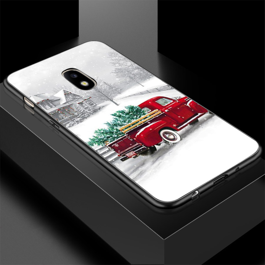 Ốp lưng cứng viền dẻo dành cho điện thoại Samsung Galaxy A7 2015 - Giáng sinh an lành ấm áp MS GSANAA022