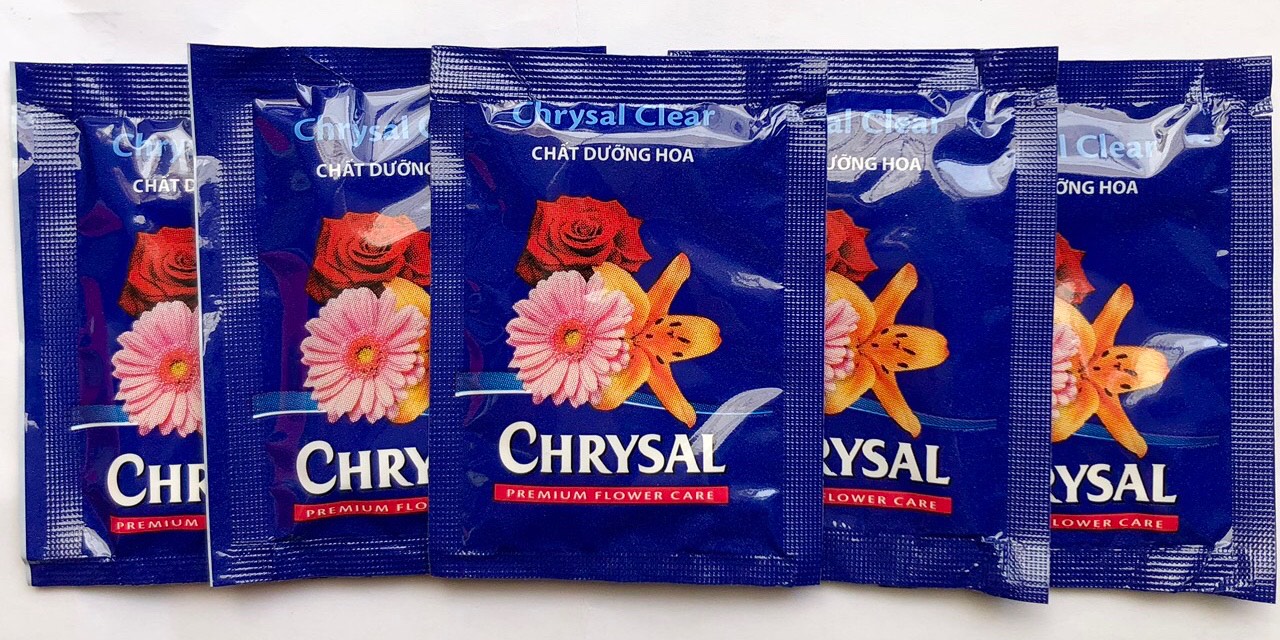 Chất dưỡng hoa tươi CHRYSAL Hà Lan, Dưỡng hoa lâu tàn, không thối nước /Hồng Thanh Garden
