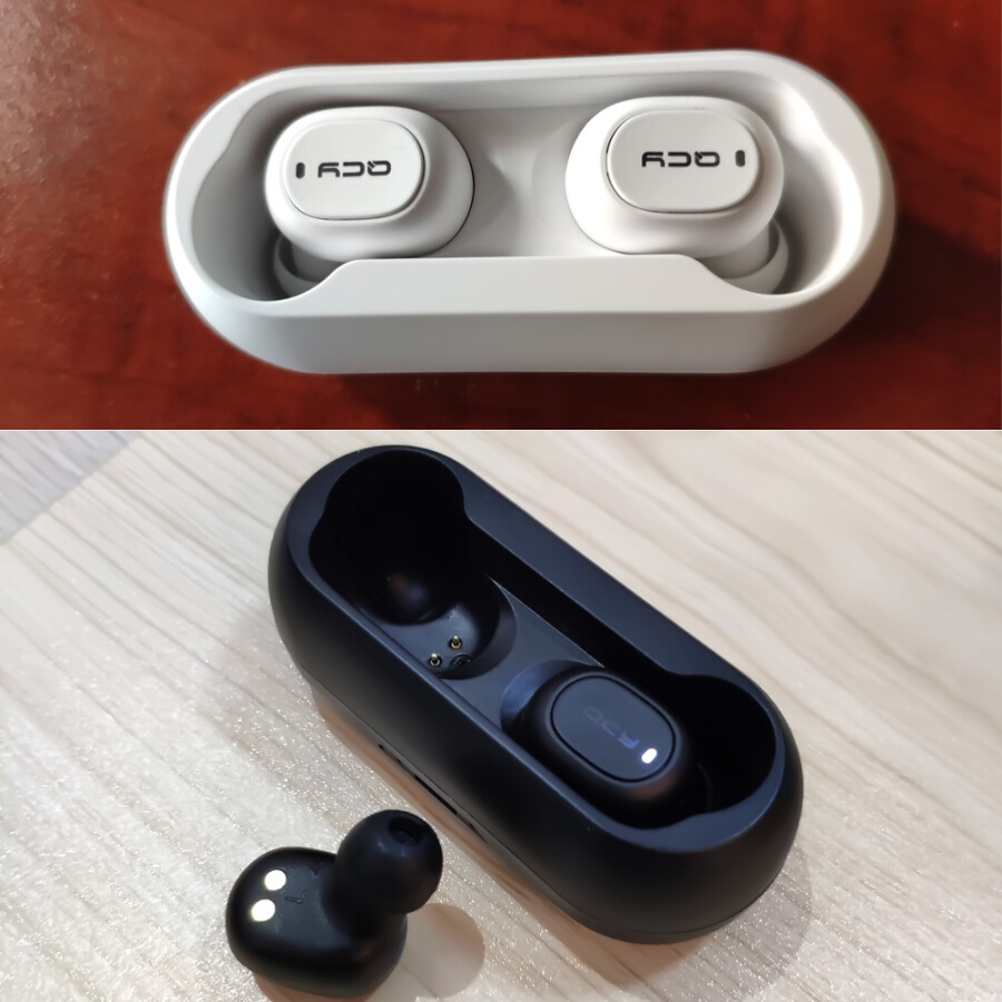 Xiaomi QCY T1C Youth Version Mini Dual V5.0 Wireless Earphones BT Earphones 3D Stereo Sound Earbuds with Dual Microphone and Charg