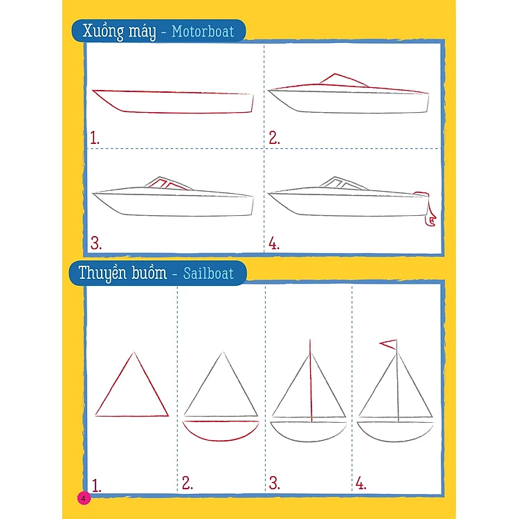 Sách Họa Sĩ Tí Hon - Learn To Draw... Things That Go! - Nào, Ta Cùng Học Vẽ… Các Loại Phương Tiện!