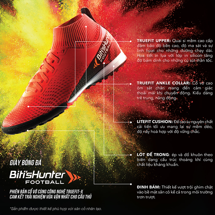 Giày Bóng Đá Nam Biti's Hunter Football DSMH03800