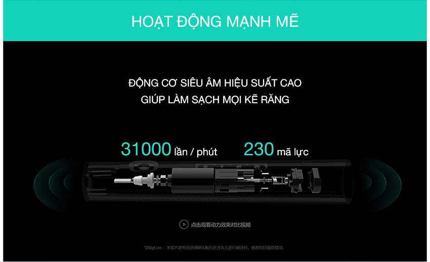 Bàn Chải Đánh Răng Xiaomi Mi Electric Toothbrush NUN4000CN (White) - Hàng Chính Hãng