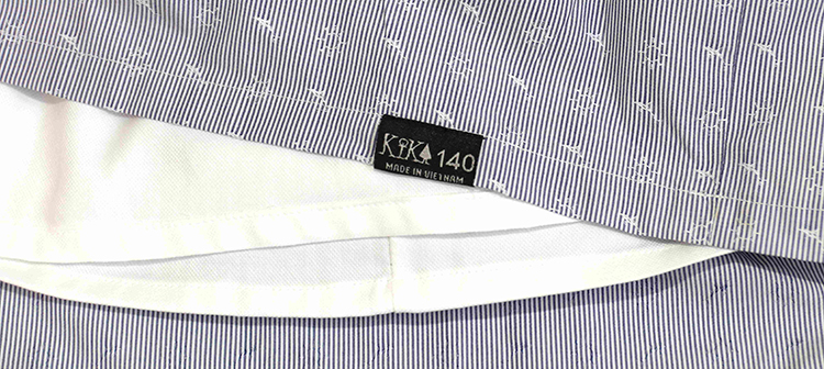 Đầm Bé Gái Yếm Caro Trắng Xanh KIKA GND-0010