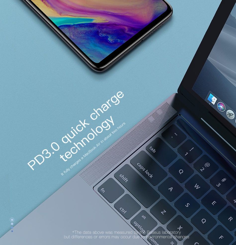 Cốc sạc nhanh PD/QC 3.0 - Củ sạc nhanh đa năng - Baseus Speed Dual Quick charger 30W ( USB 3.0 + Type C Power Delivery) - Hàng Chính Hãng