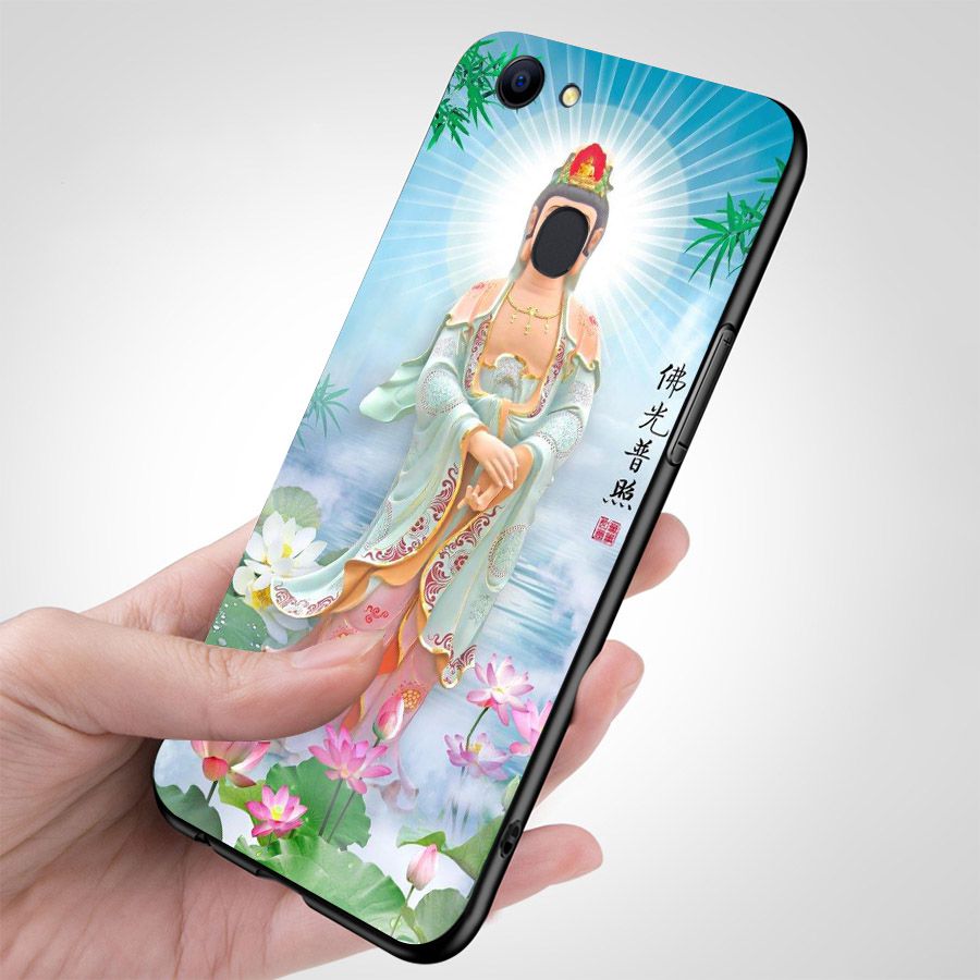 Ốp điện thoại kính cường lực cho máy Oppo A79 - Tôn giáo MS TGIAO070