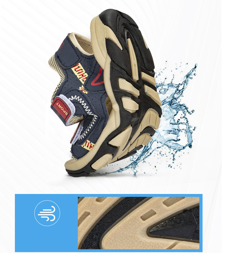 Giày Sandal quai hậu cho bé trai, thể thao siêu nhẹ, chống trơn trượt – GSD9092