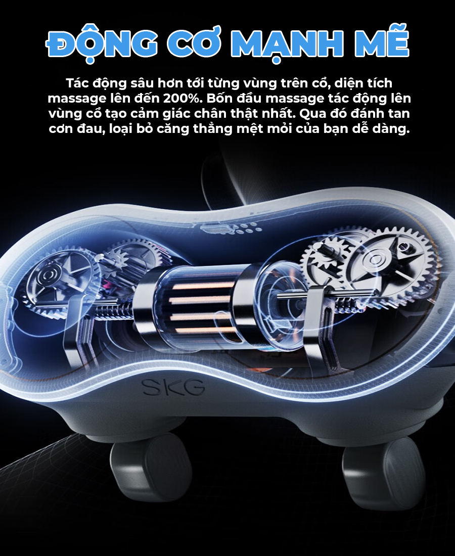 Máy massage cổ vai gáy OKACHI JP-V999